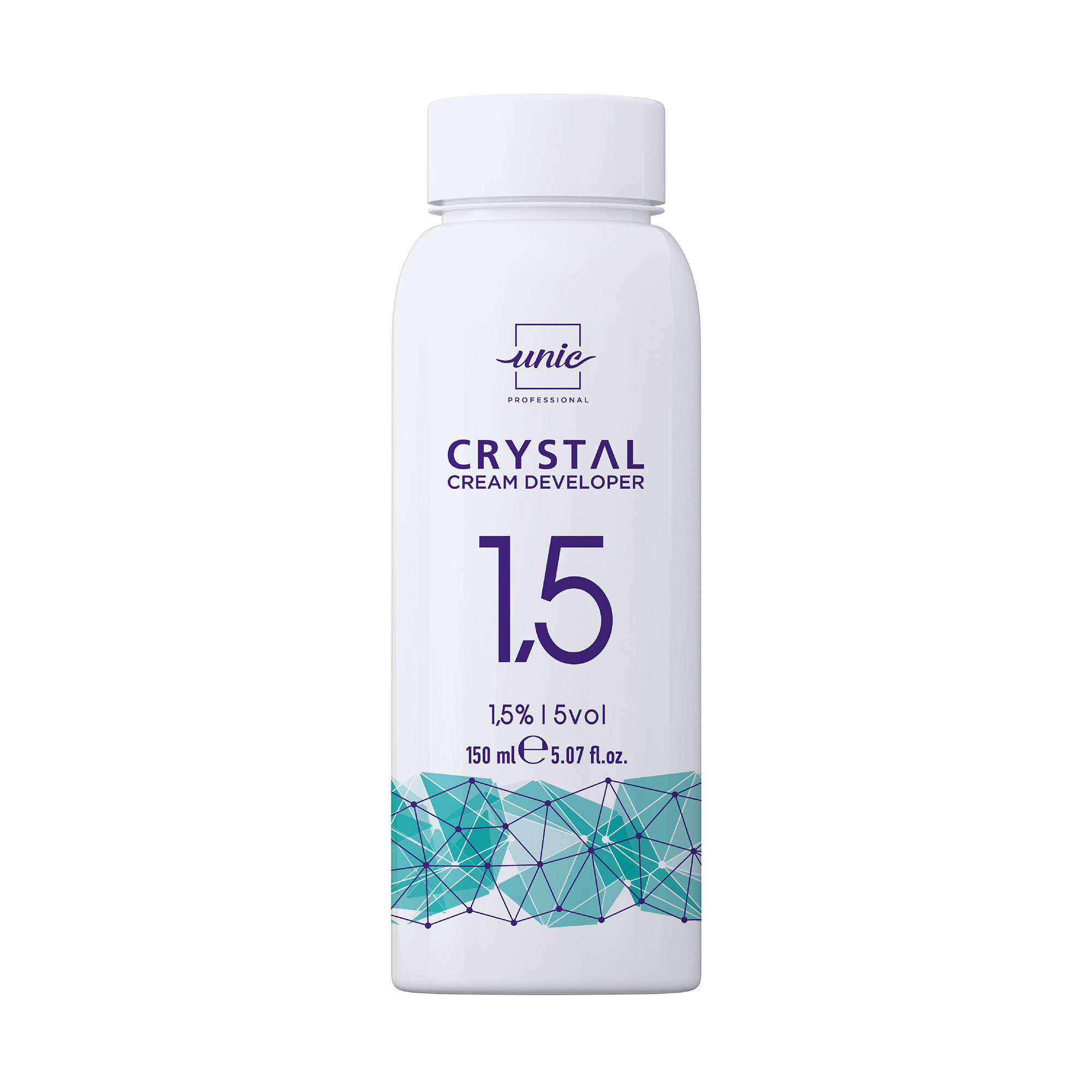 Крем-оксигент для волосся Unic Crystal Cream Developer 5 vol 1.5%, 150 мл